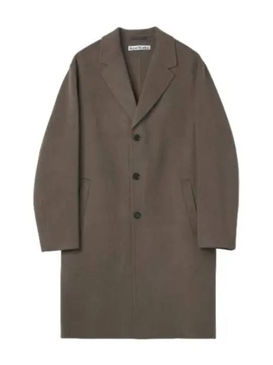 single breasted coat khaki - ACNE STUDIOS - BALAAN 1