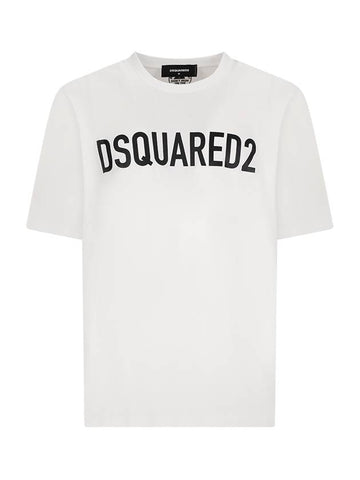 LOOSE FIT T-SHIRT WITH LOGO - DSQUARED2 - BALAAN 1