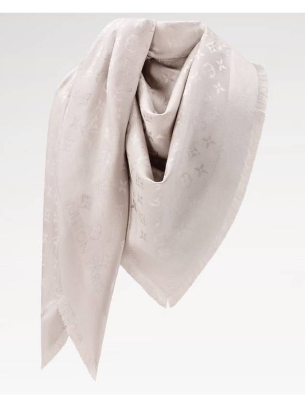 Monogram Classic Scarf Beige - LOUIS VUITTON - BALAAN 4