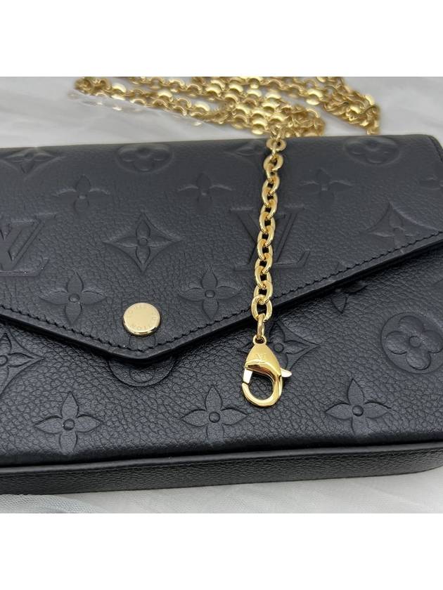 Felicie Pochette Shoulder Bag Black - LOUIS VUITTON - BALAAN 4