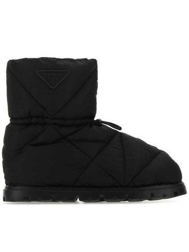 Re-Nylon Padded Winter Boots Black - PRADA - BALAAN 1