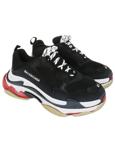 Triple S Low Top Sneakers Black - BALENCIAGA - BALAAN 2