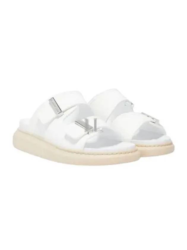 Logo Slippers White - ALEXANDER MCQUEEN - BALAAN 2