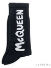 Graffiti Socks Black - ALEXANDER MCQUEEN - BALAAN.