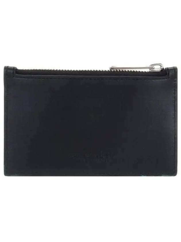 Intrecciato Zipped Card Case Black - BOTTEGA VENETA - BALAAN 4