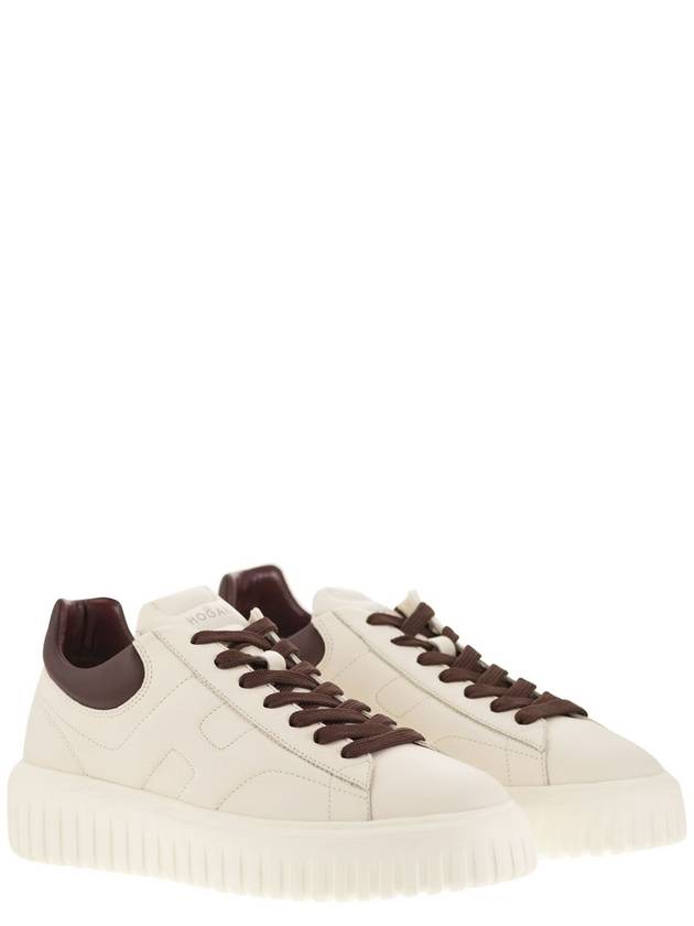 Sneakers H-Stripes in pelle - HOGAN - BALAAN 4