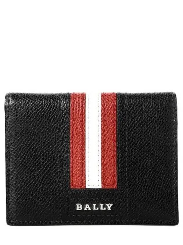 Talder Leather Card Wallet Black - BALLY - BALAAN 2