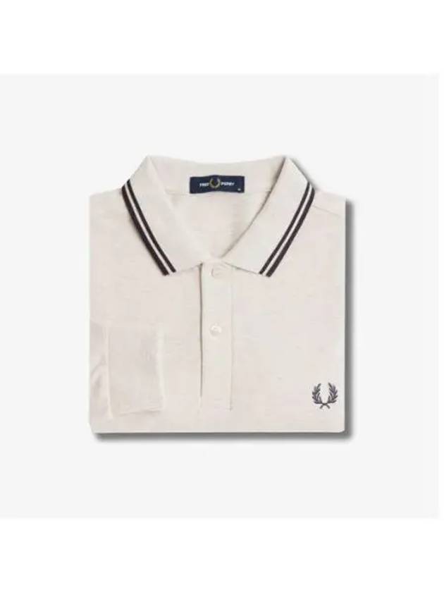 Fred Perry M3636 Long Sleeve Twin Tip Shirt Forage Anchor Gray AFPM2433636 W50 - FRED PERRY - BALAAN 1