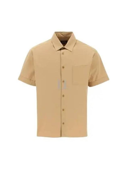 Poplin Ross Short Sleeve Shirt Beige - A.P.C. - BALAAN 2