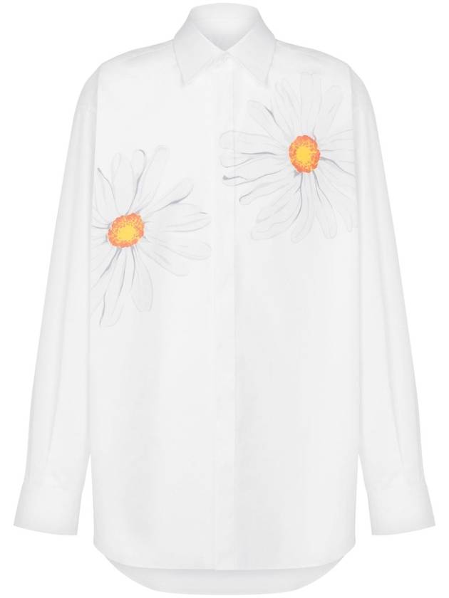 Logo embroidery shirt A02200235 - MOSCHINO - BALAAN 2