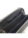 Boy Vintage Silver Hardware Quilted Caviar Zipper Card Wallet Black - CHANEL - BALAAN 6