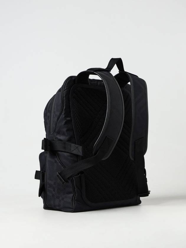 Check Print Jacquard Backpack Black - BURBERRY - BALAAN 4