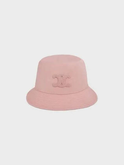 Triomphe Gabardine Cotton Bucket Hat Vintage Pink - CELINE - BALAAN 2