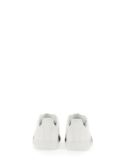 Replica Painting Low Top Sneakers White Black - MAISON MARGIELA - BALAAN 2