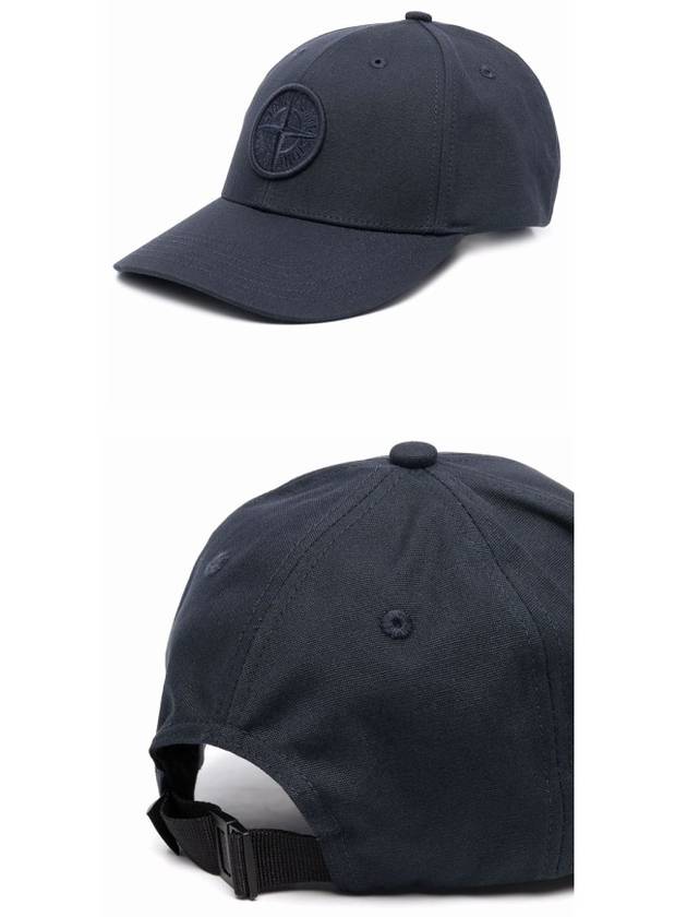 Wrap 6 Panel Ball Cap Navy - STONE ISLAND - BALAAN 5