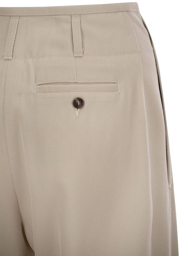 DINGEY - Loose-fitting trousers in wool blend - WEEKEND MAX MARA - BALAAN 4