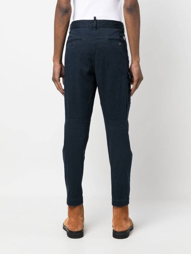 slim-cut cargo trousers - DSQUARED2 - BALAAN 4