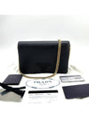 Saffiano Monochrome Chain Cross Bag 1BP012 - PRADA - BALAAN 1