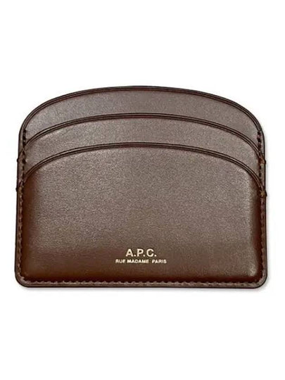 Demi Lune Card Wallet Brown - A.P.C. - BALAAN 2