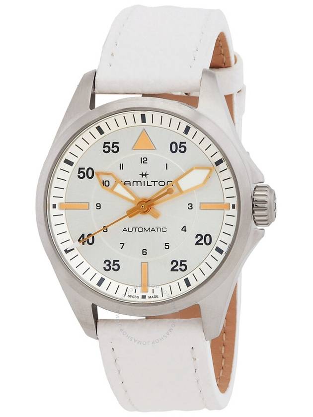 Hamilton Khaki Aviation Pilot Automatic Silver Dial Watch H76215850 - HAMILTON - BALAAN 1