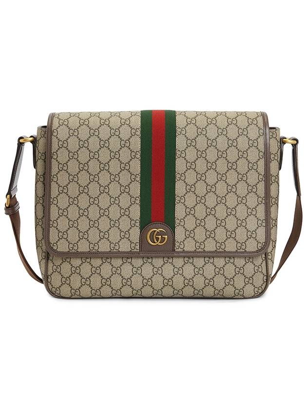 Men's Ophidia GG Cross Bag Beige Ebony - GUCCI - BALAAN 2