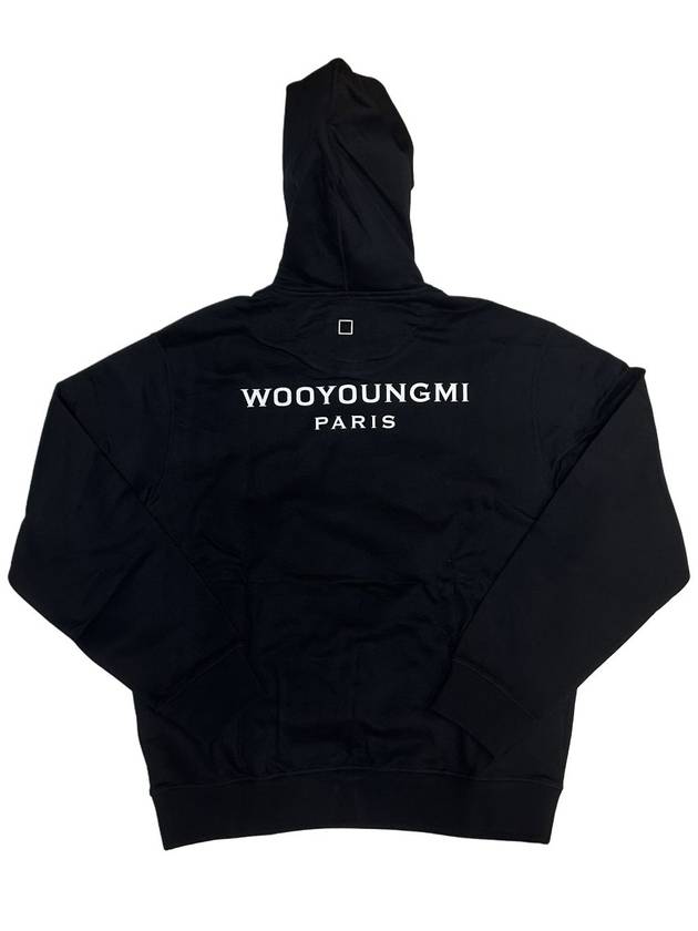 Back Logo Cotton Hoodie Black - WOOYOUNGMI - BALAAN 2