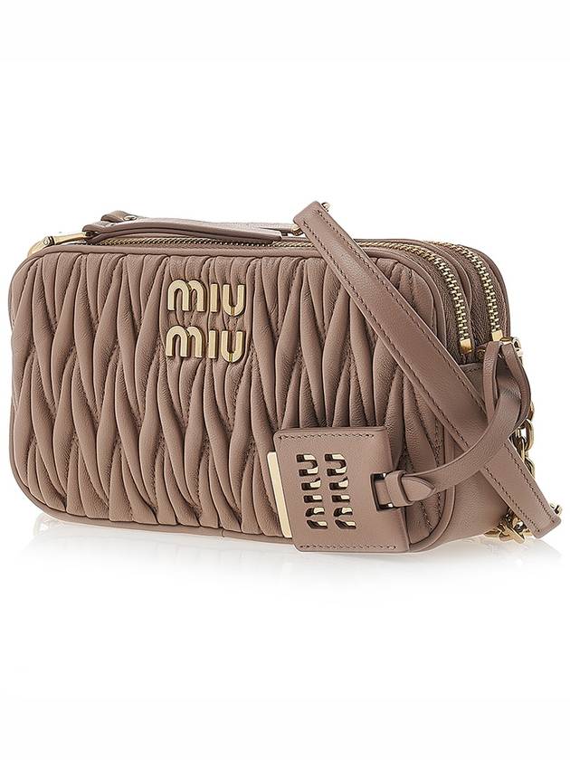 Materasse Nappa Leather Mini Bag Cameo - MIU MIU - BALAAN 3