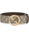 Blondie Belt Brown Beige Ebony - GUCCI - BALAAN 3