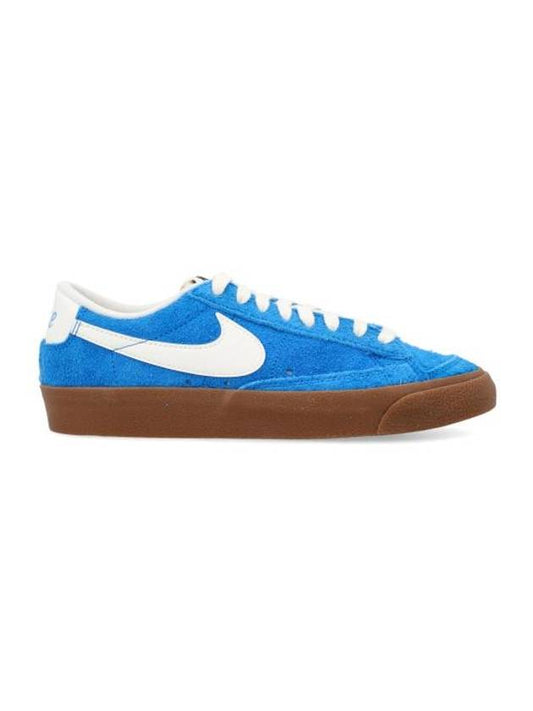 Blazer Low '77 Vintage Low-Top Sneakers Photo Blue - NIKE - BALAAN 1