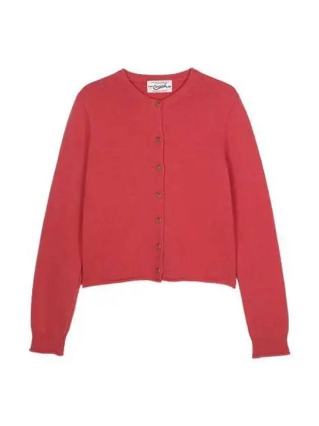 Winter Wood Button Cardigan Rose - BENSIMON - BALAAN 1