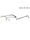 Glasses Frame GG0834O 002 Semi-Rimless Metal Men Women Glasses - GUCCI - BALAAN.