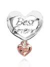 Love You Best Friend Heart Charm Silver - PANDORA - BALAAN 2