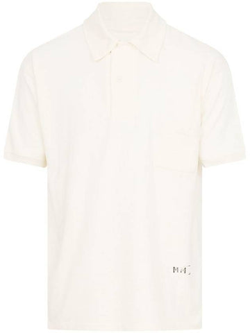 Maison Margiela Logo-Print Polo Shirt - MAISON MARGIELA - BALAAN 1