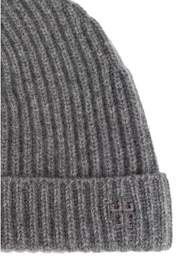 Tory Burch Cashmere Hat, Women's, Grey - TORY BURCH - BALAAN 4