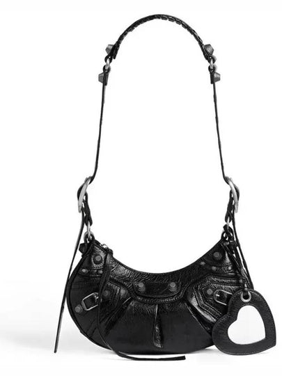 Le Cagole XS Lambskin Shoulder Bag Black - BALENCIAGA - BALAAN 2