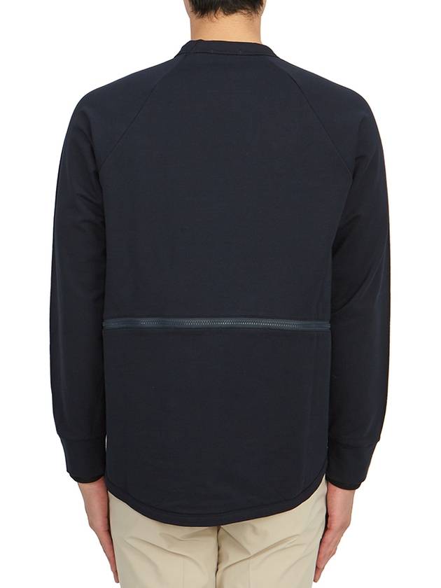 Metropolis Series Brushed Sweatshirt Navy - CP COMPANY - BALAAN 5