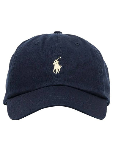 Embroidered Pony Ball Cap Navy - POLO RALPH LAUREN - BALAAN 1