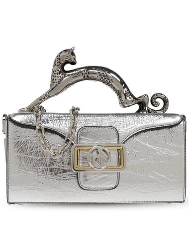 Lanvin Handbag 'Pencil Cat Nano', Women's, Silver - LANVIN - BALAAN 1