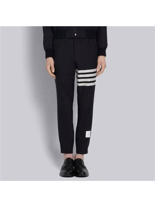 4 Bar Stripe Plain Weave Track Pants Navy - THOM BROWNE - BALAAN 2