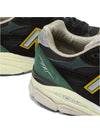 990v3 Low Top Sneakers Green Black - NEW BALANCE - BALAAN 5