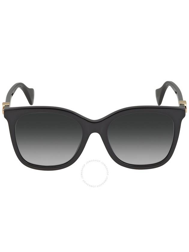 Eyewear Gold Logo Sunglasses Black - GUCCI - BALAAN 2