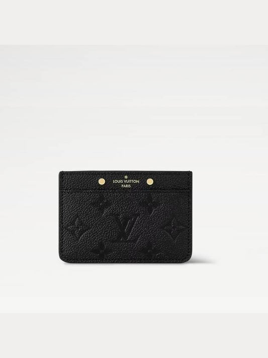 Monogram Empreinte Card Wallet Black - LOUIS VUITTON - BALAAN 2