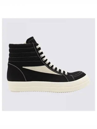 Rick Owens DRKSHDW cotton high top sneakers - RICK OWENS - BALAAN 1