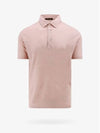 Linen Polo Shirt Pink - LORO PIANA - BALAAN 2