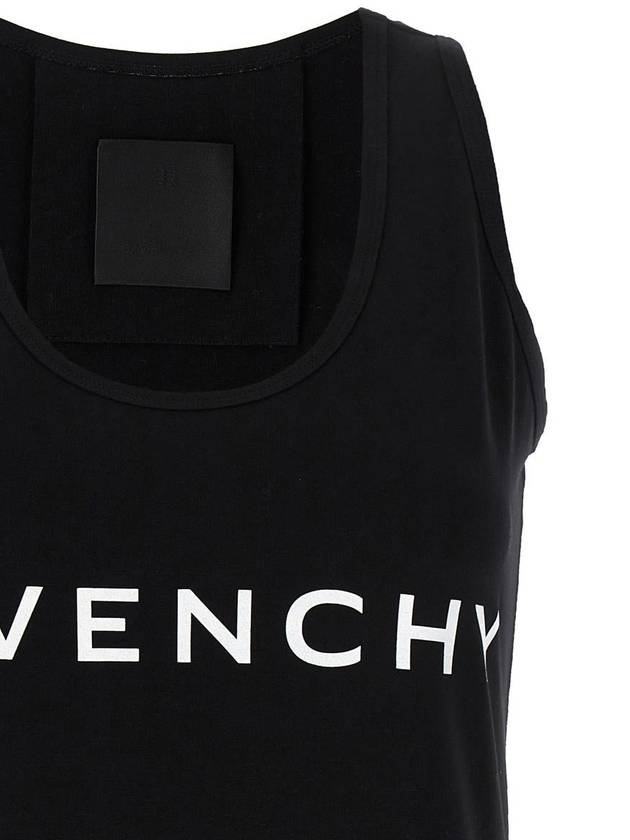 Short Sleeve T-Shirt BW70AZ3YAC001 White Black - GIVENCHY - BALAAN 4