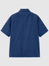 Utility Short Sleeve Shirt Blue - TABB LUDENS - BALAAN 5