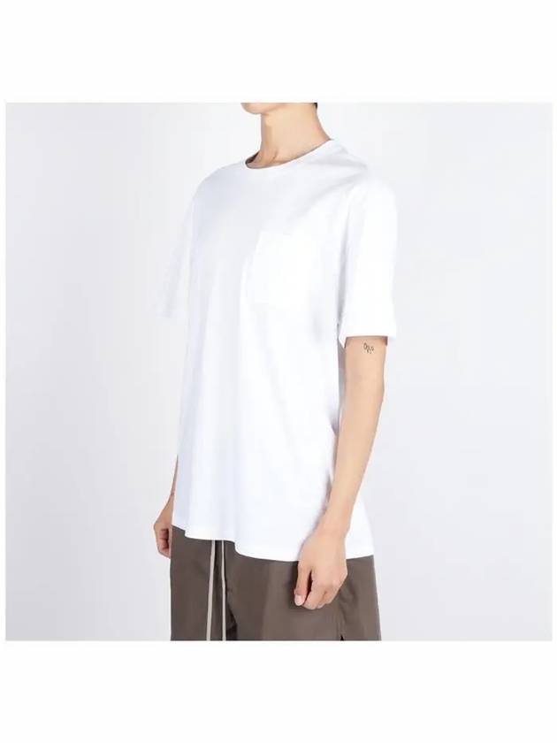 Relaxed Fit Cotton Short Sleeve T-Shirt White - LOEWE - BALAAN 3