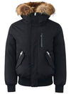 Dixon Nordic Tech Down Natural Fur Bomber Jacket Black - MACKAGE - BALAAN 2