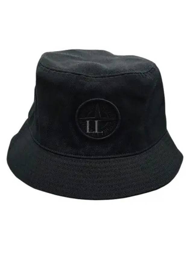 Logo Patch Nylon Bucket Hat Black - STONE ISLAND - BALAAN 2