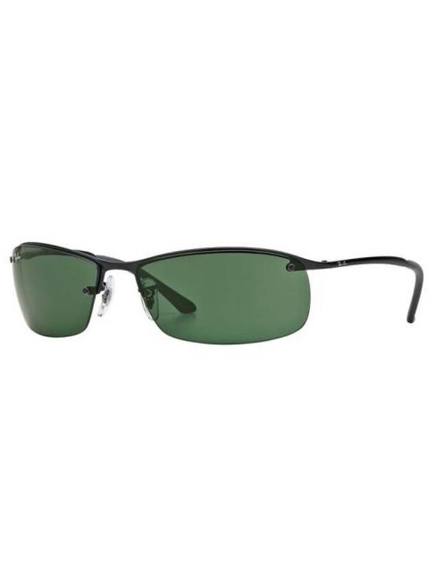 Eyewear Rectangle Sunglasses Green Black - RAY-BAN - BALAAN 1